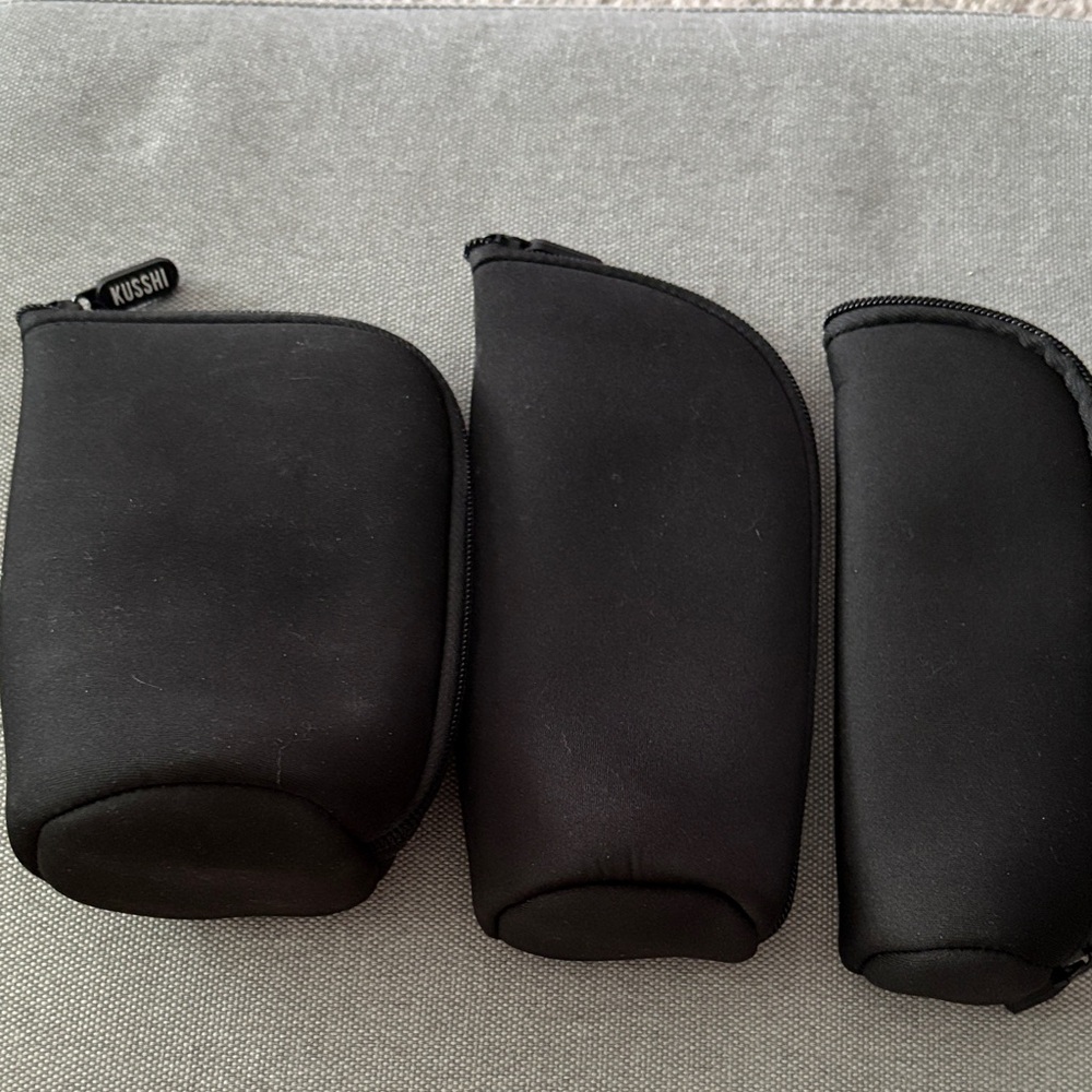 Kushi Black Bath & Body Tool Set